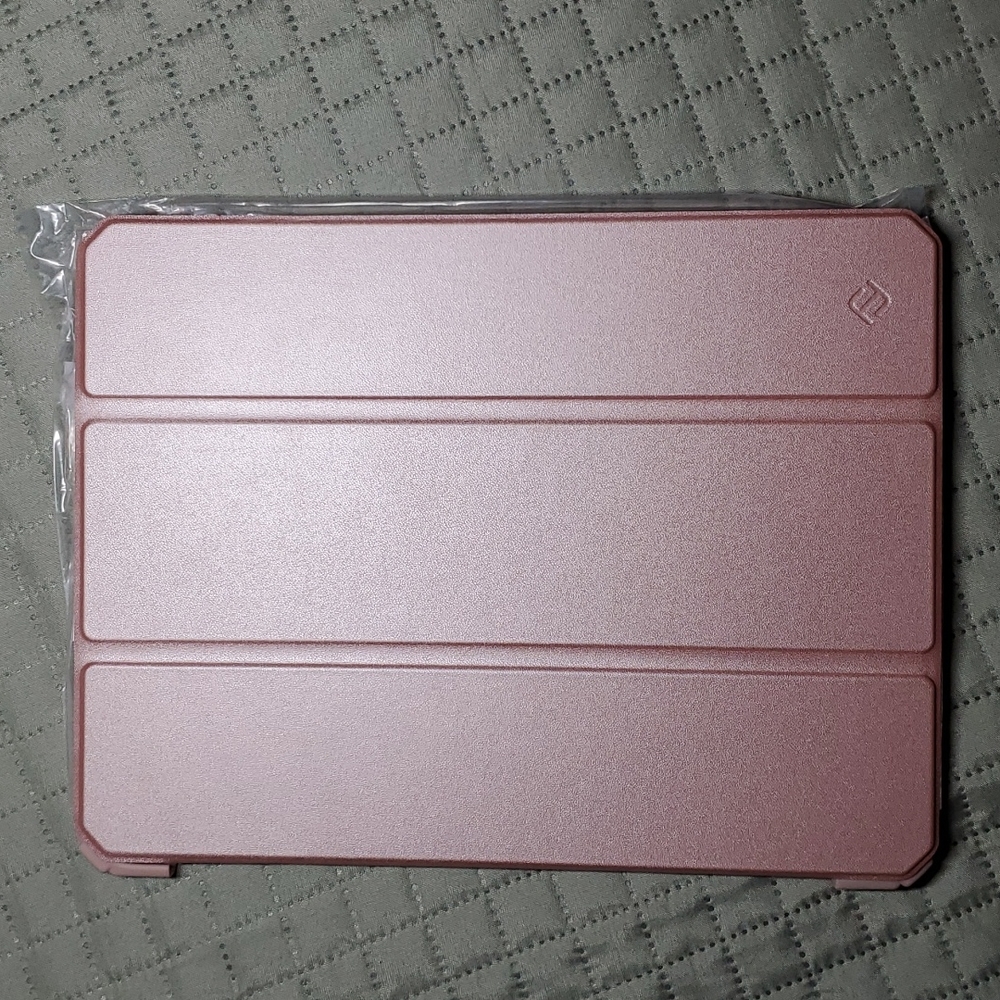 Fintie iPad 10th Gen 10.2 Hybrid Slim Clear Case Rose Gold